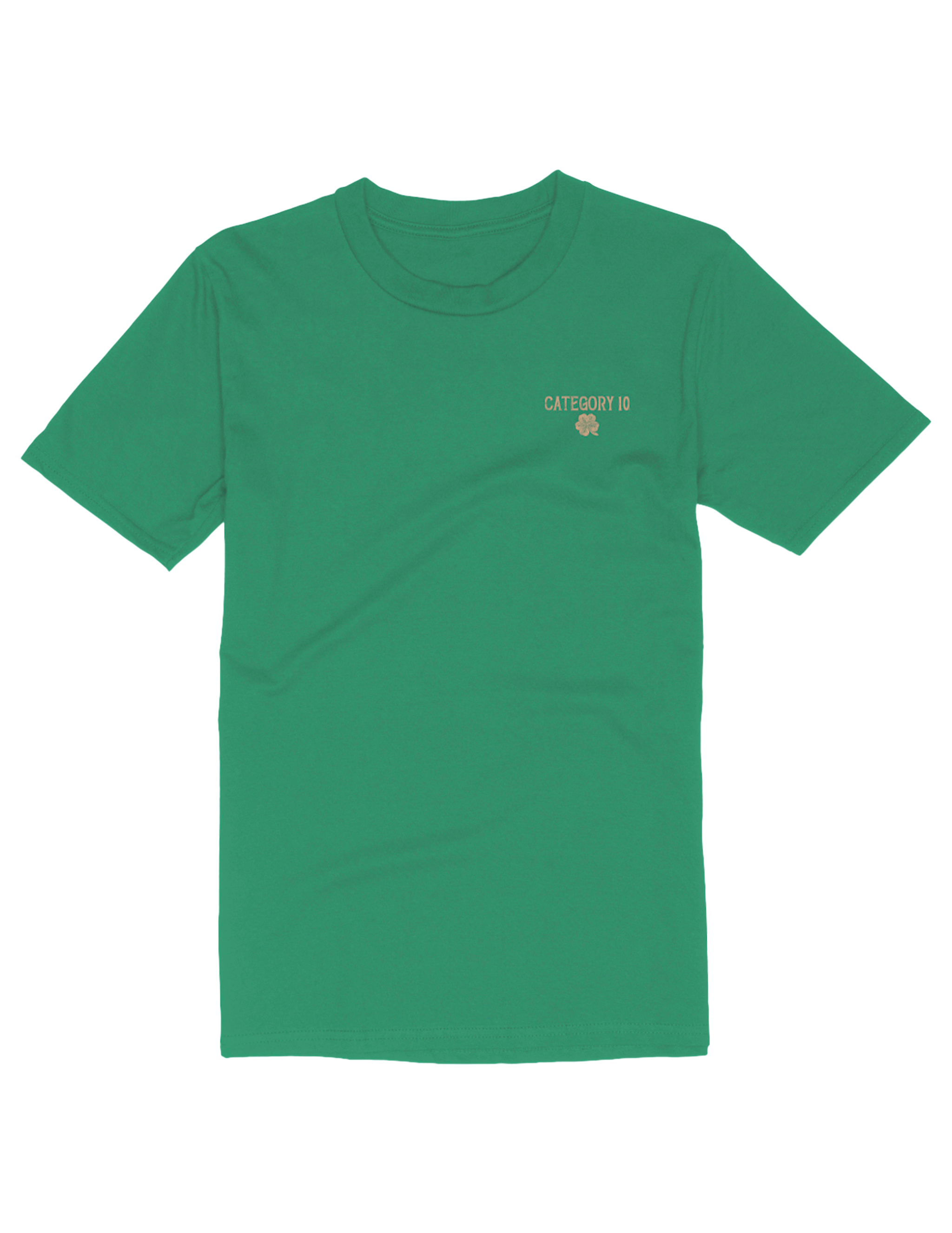 Category 10 Lucky Five Leaf Clover T-Shirt