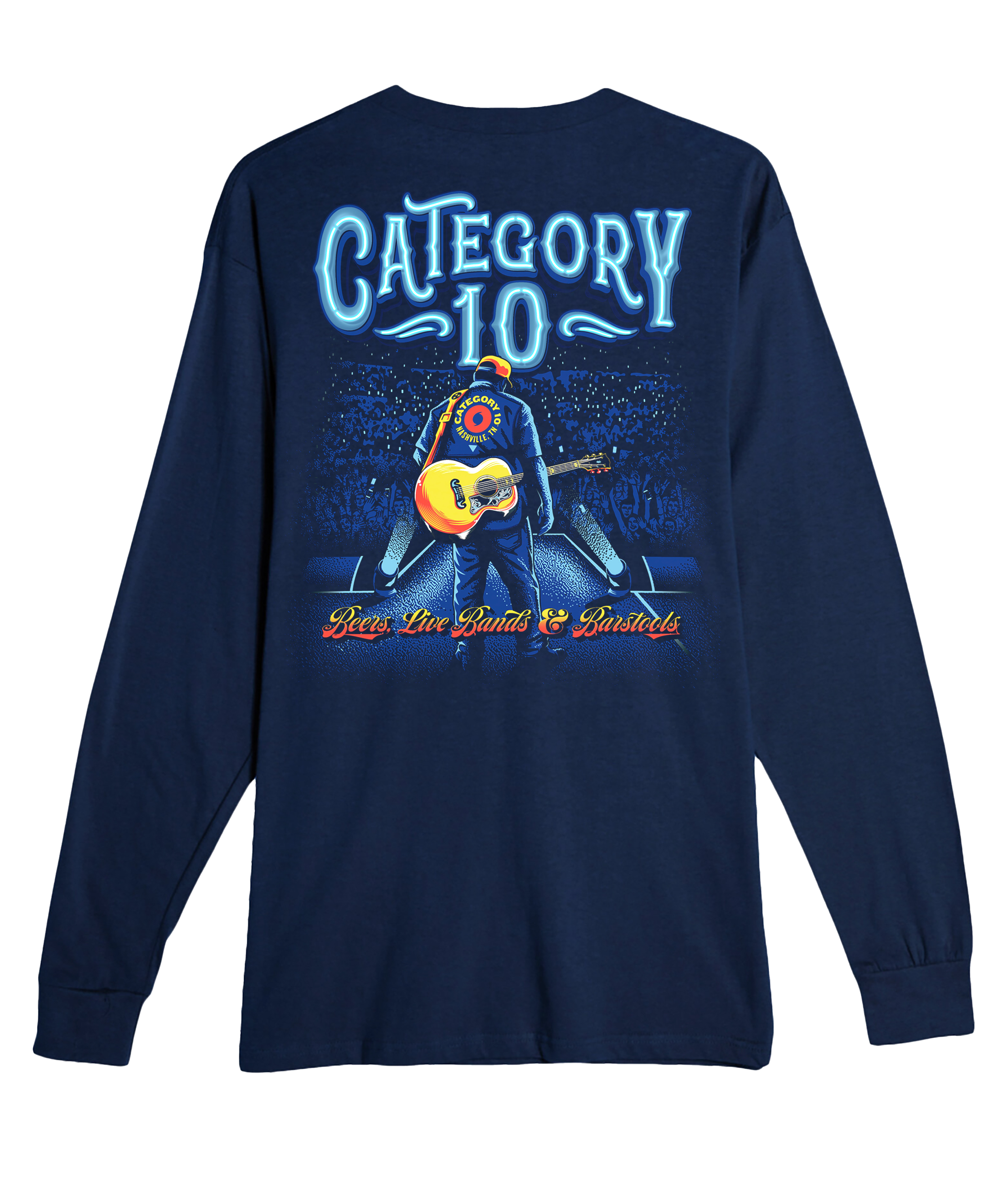 Category 10 Luke Combs Stage Long Sleeve T-Shirt