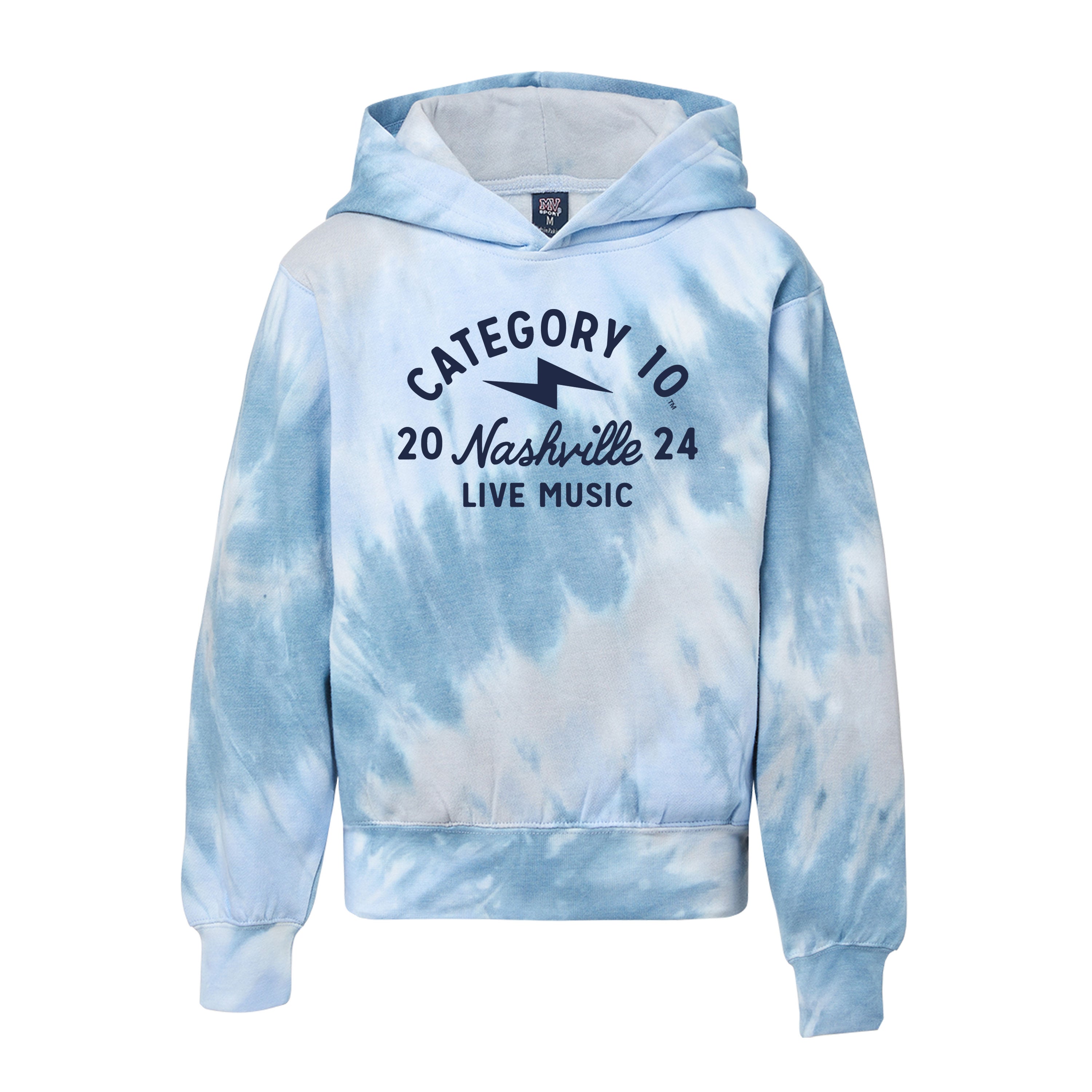 Category 10 Youth Tie Dye Hoodie