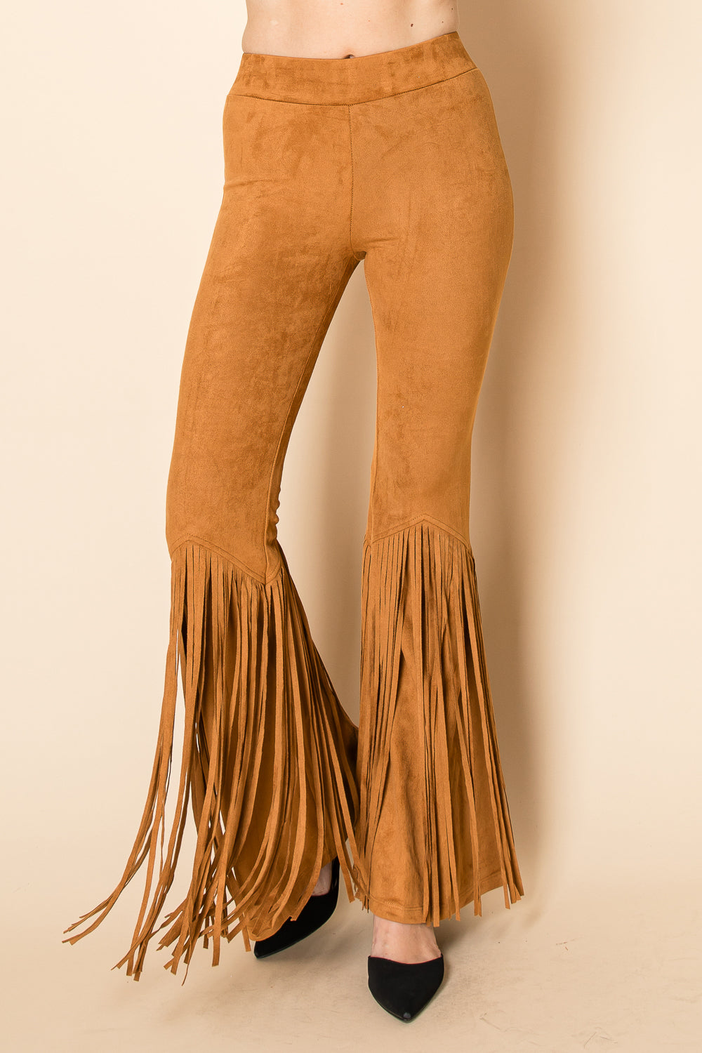 Fringe Bell Bottom Pants