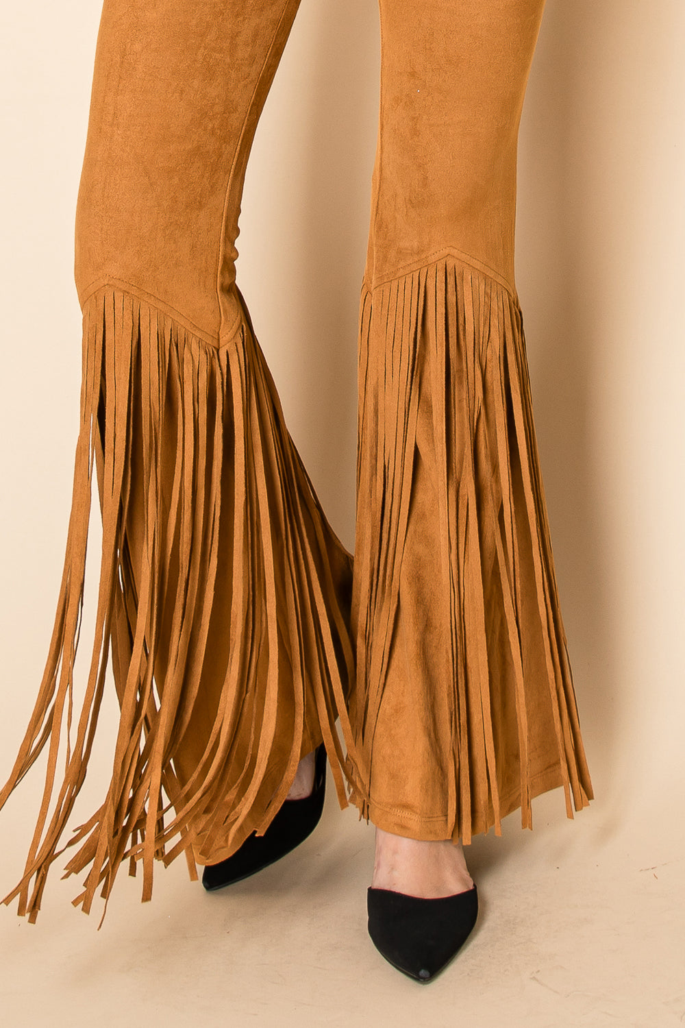 Fringe Bell Bottom Pants