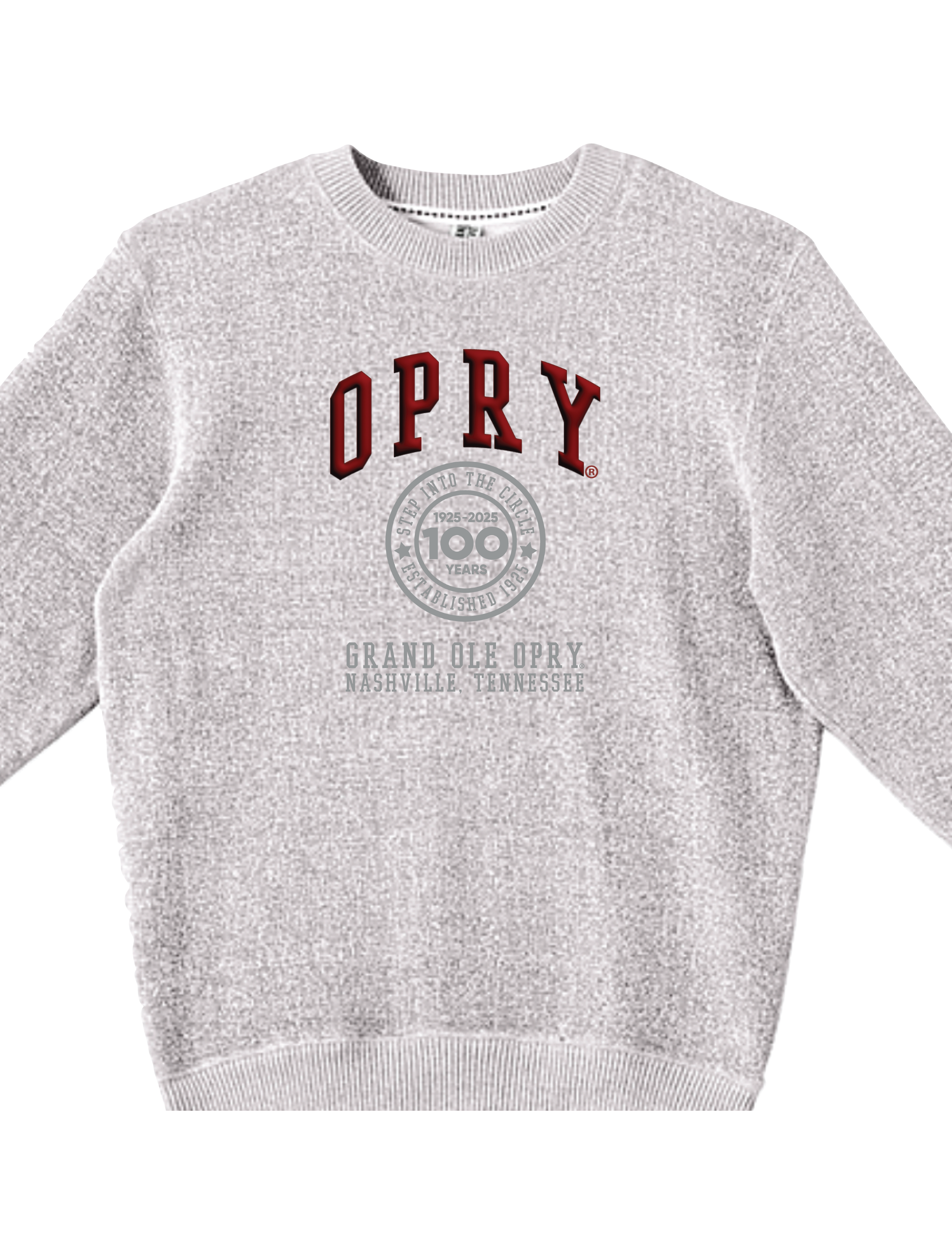 Opry 100 Collegiate Embroidered Crew