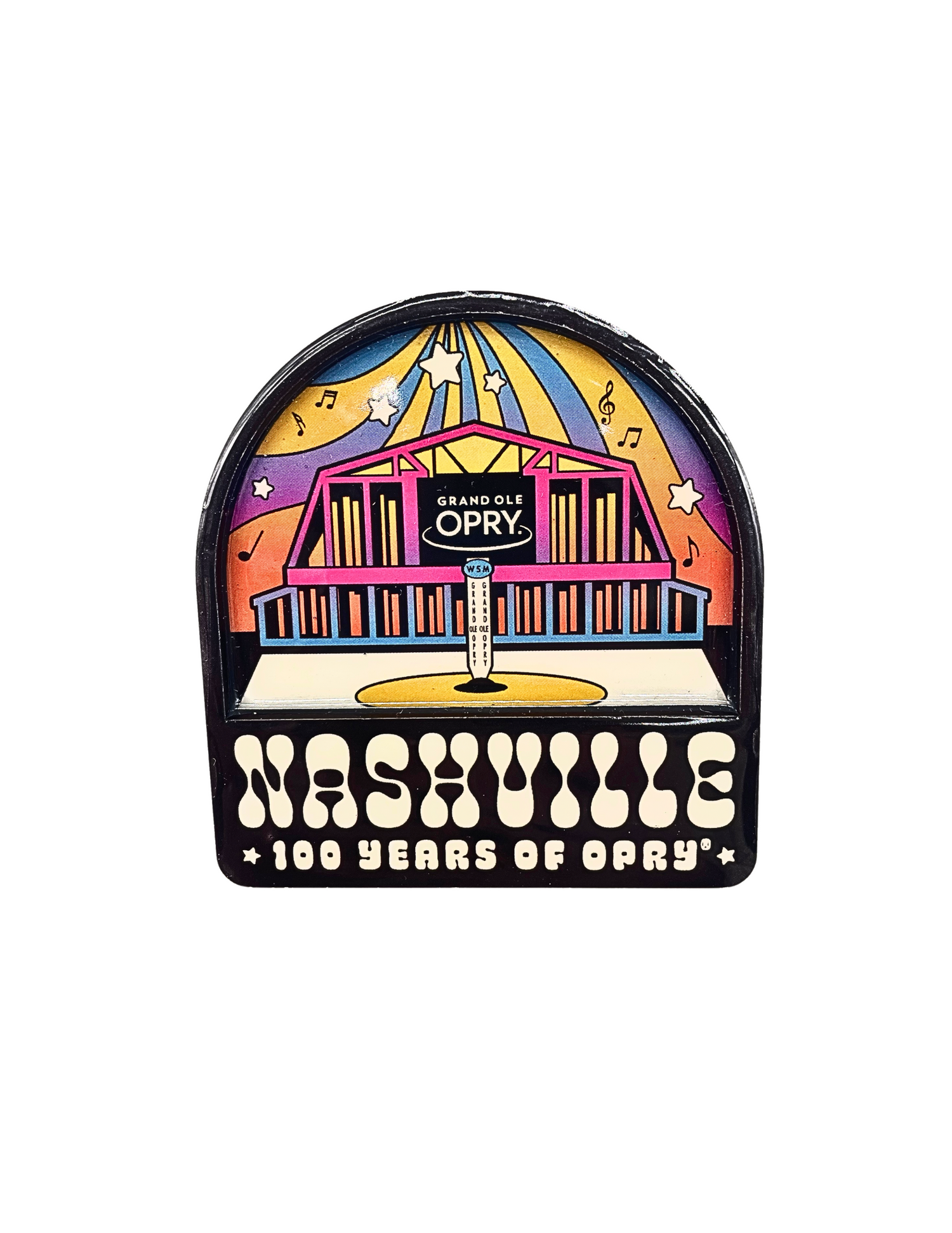 Nashville 100 Years of Opry Groovy Magnet