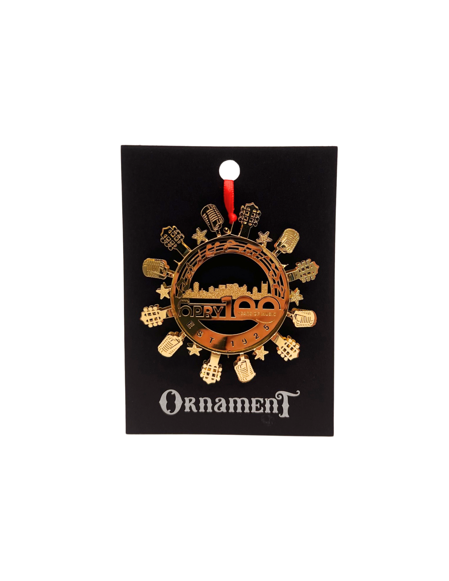 Opry 100 Years of Music Skyline Snowflake Ornament