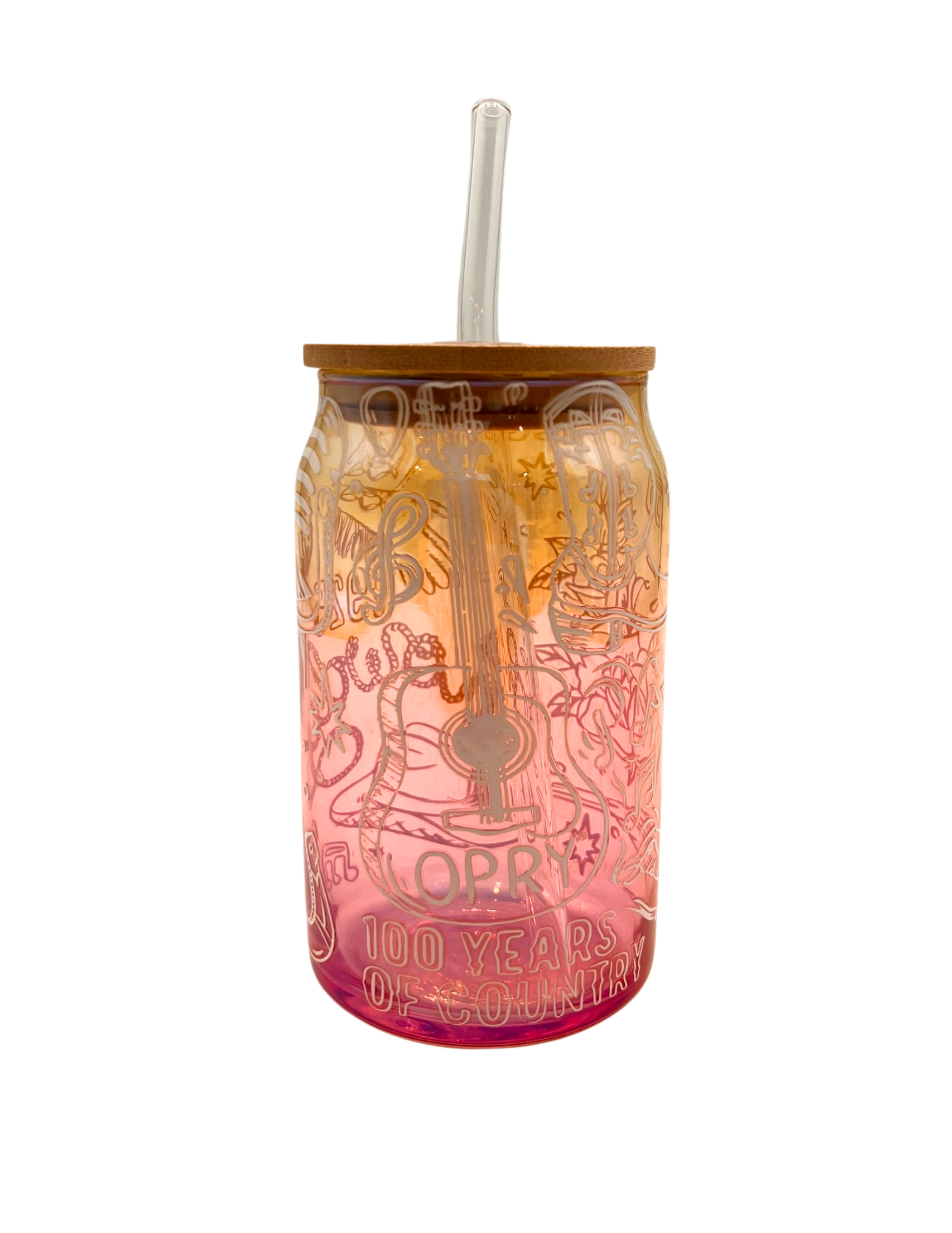 Opry 100 Cosmic Luster Glass Tumbler