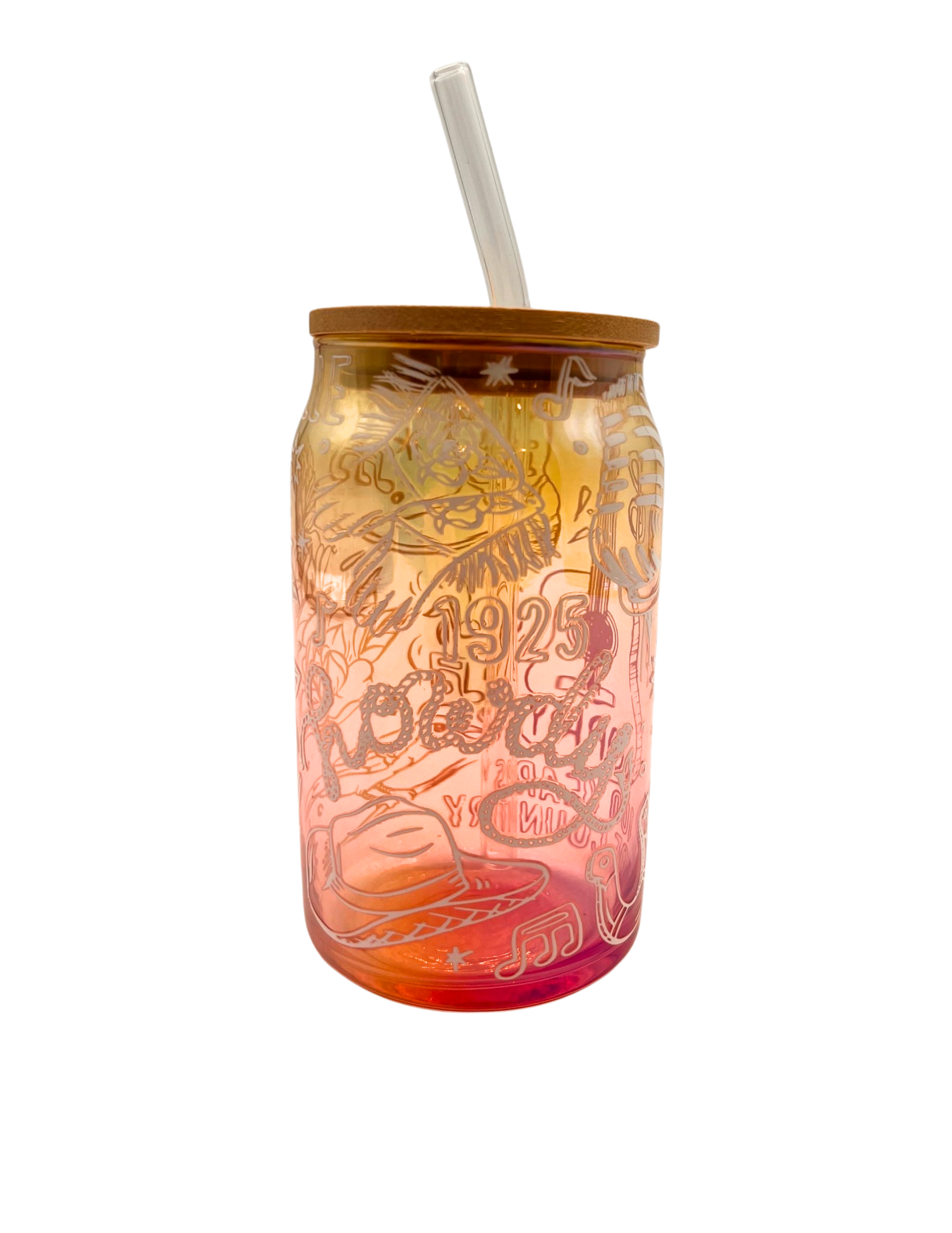 Opry 100 Cosmic Luster Glass Tumbler