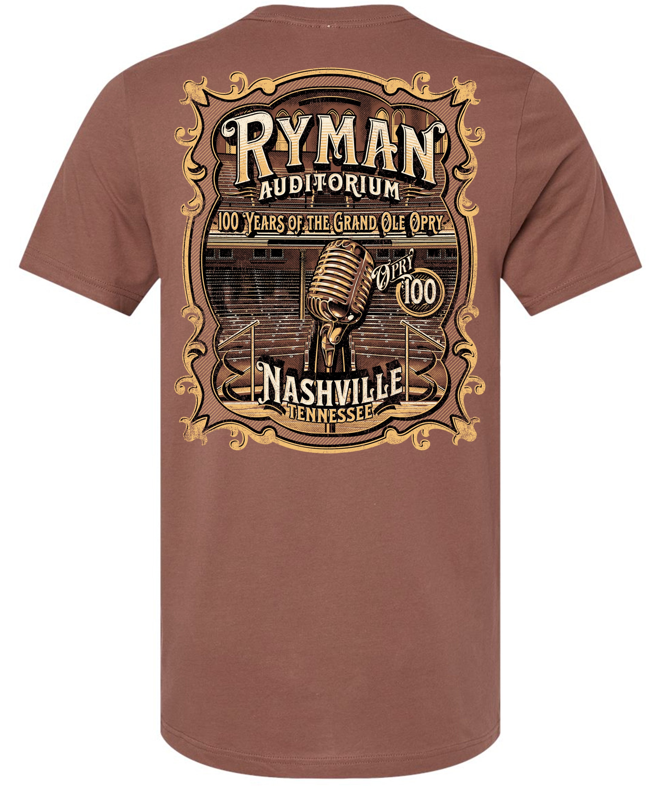 Ryman Opry 100 Microphone T-Shirt