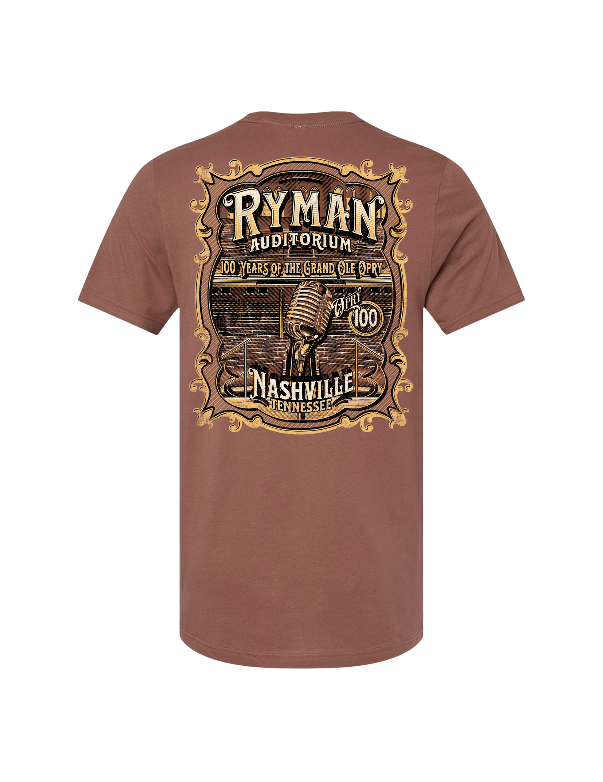 Ryman Opry 100 Microphone T-Shirt