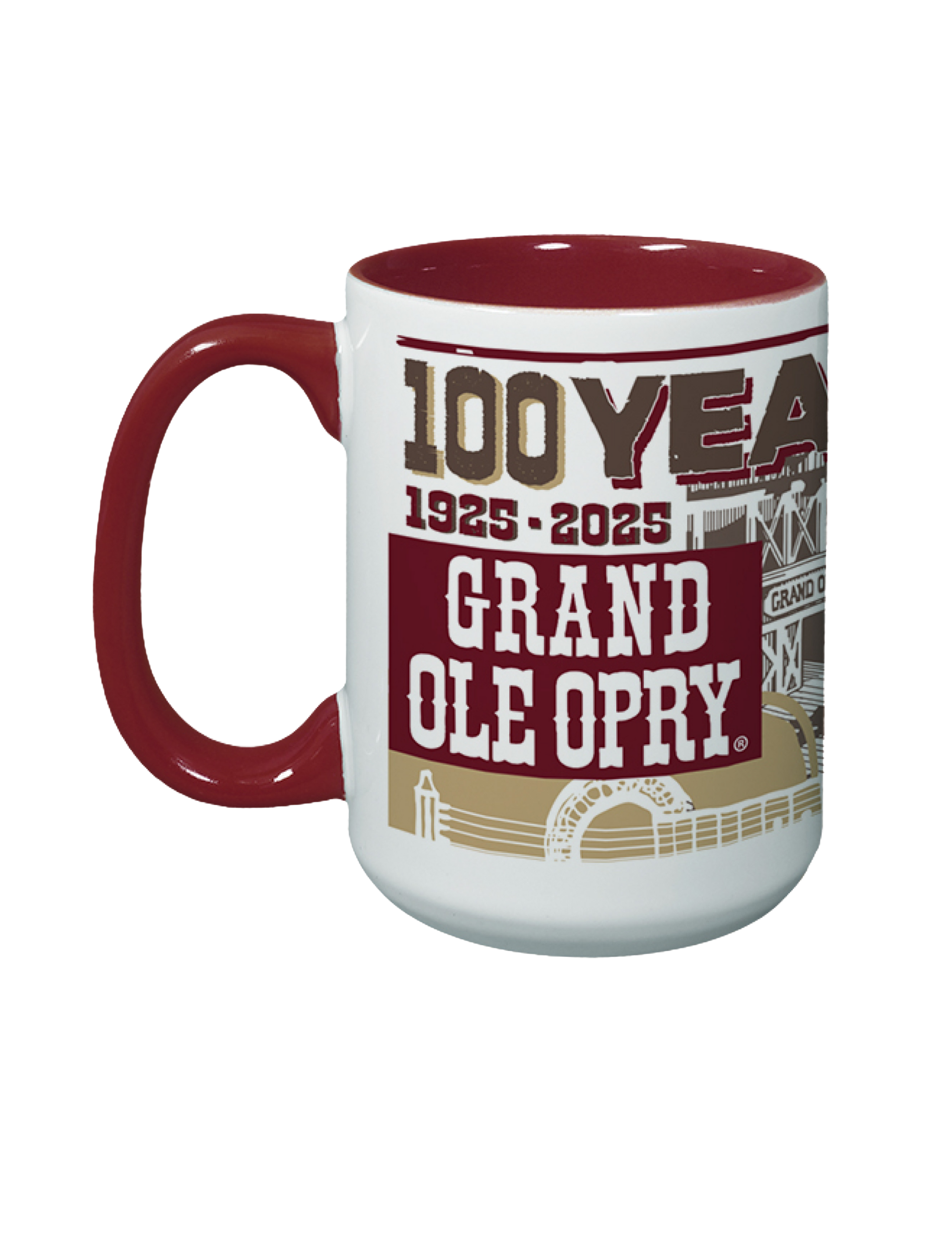 Opry 100 Years Poster Mug