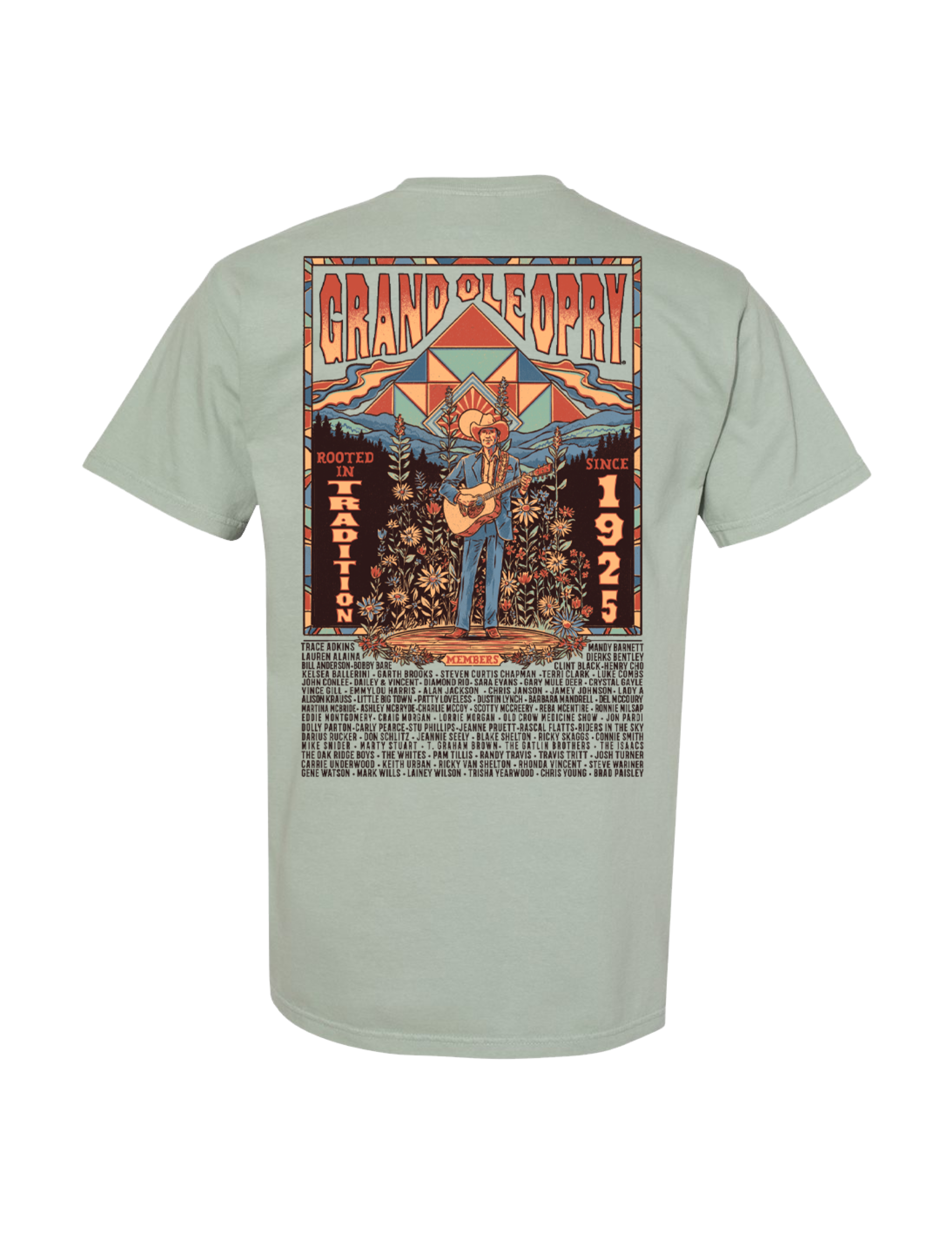 Opry Rooted in Tradition Member List T-Shirt