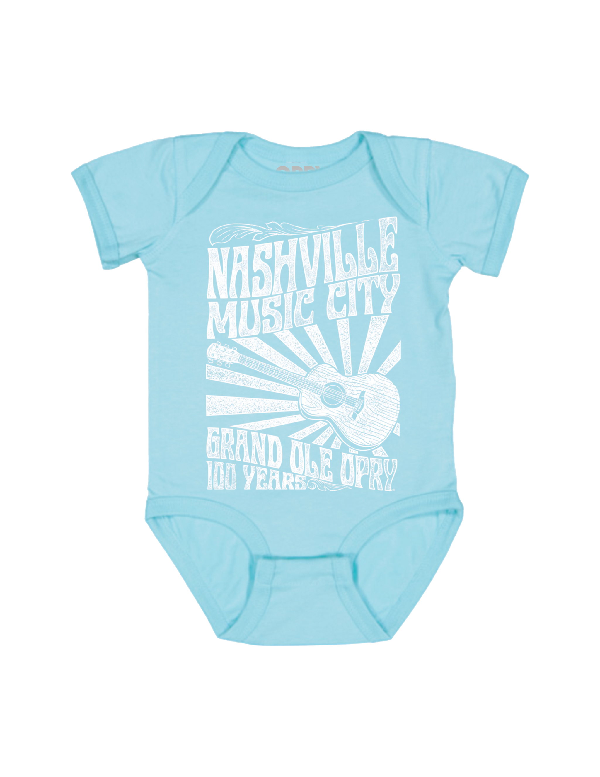 Opry 100 Infant Sunburst Guitar Onesie