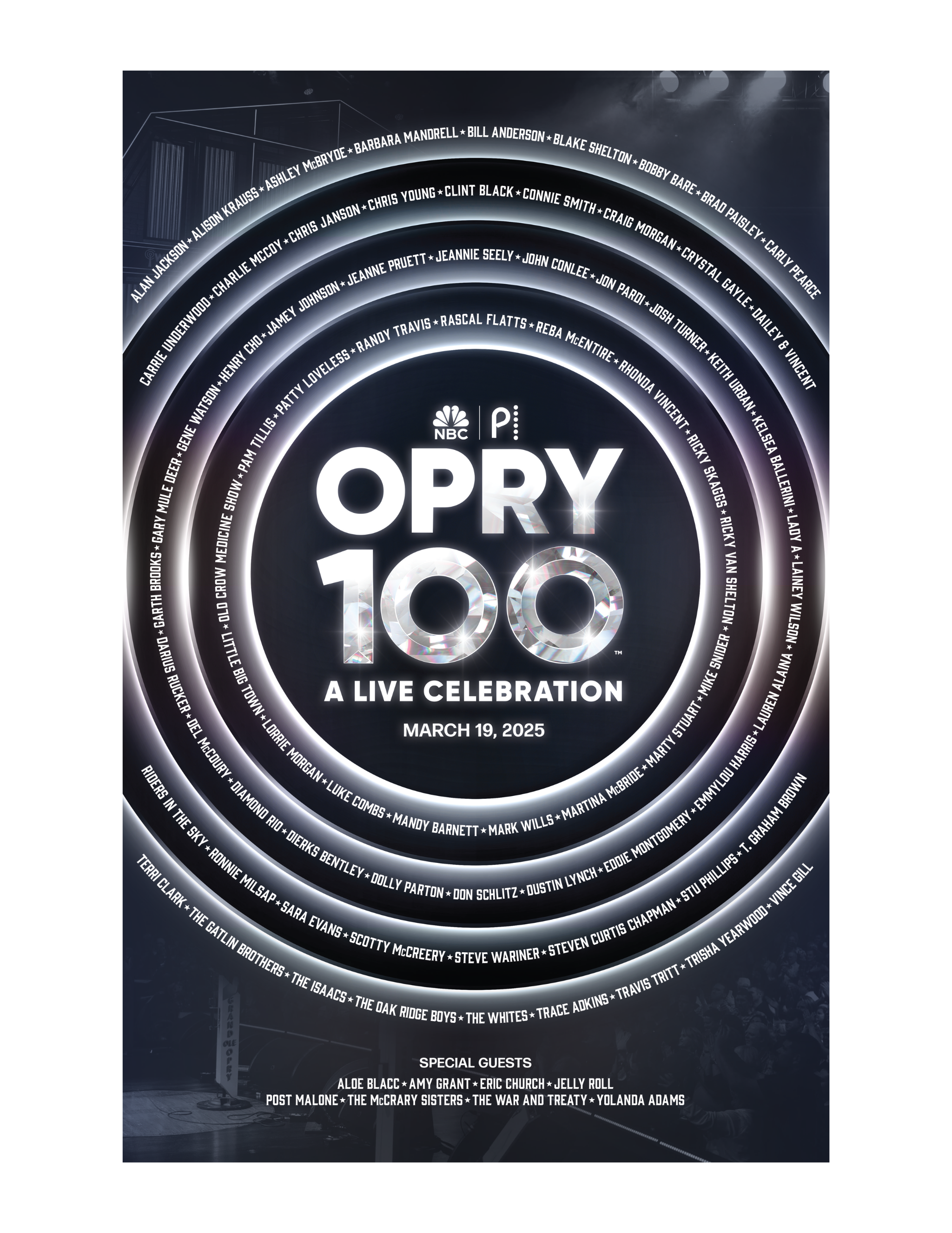 Opry 100 NBC Milestone Poster Bundle