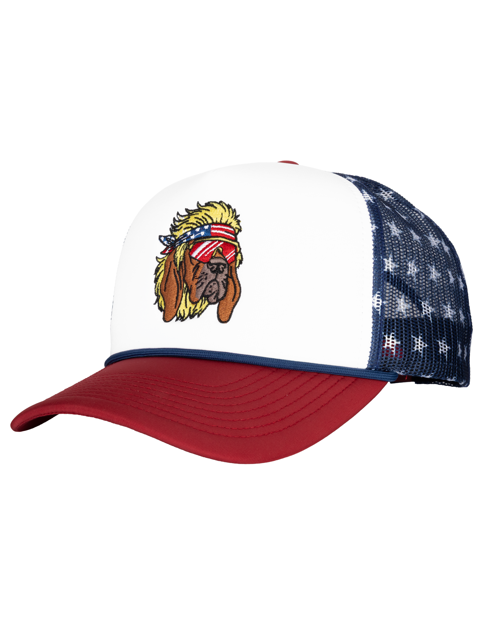 Ole Red Mullet Dog Trucker Hat - BASEBALL