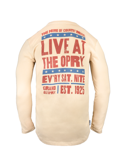 Opry Saturday Show Poster Long Sleeve T-Shirt - CREWS
