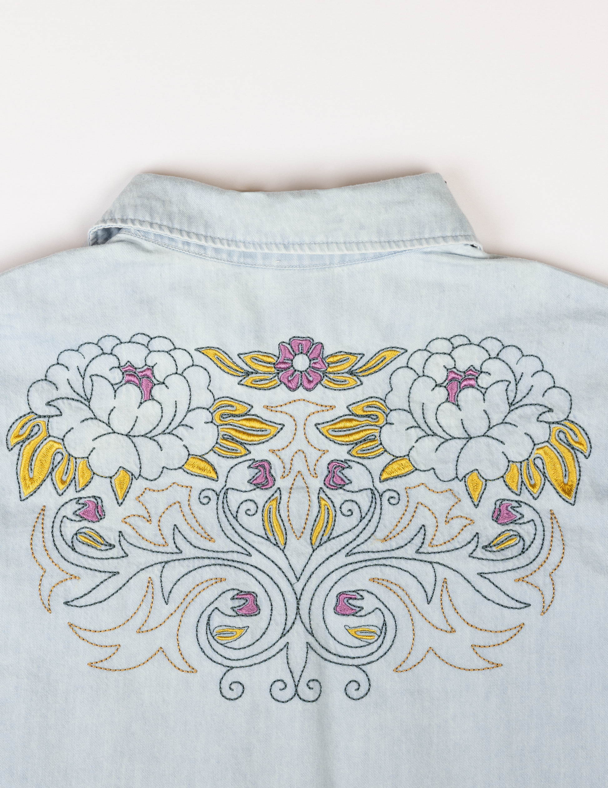 Opry Oversized Denim Shirt - JACKETS