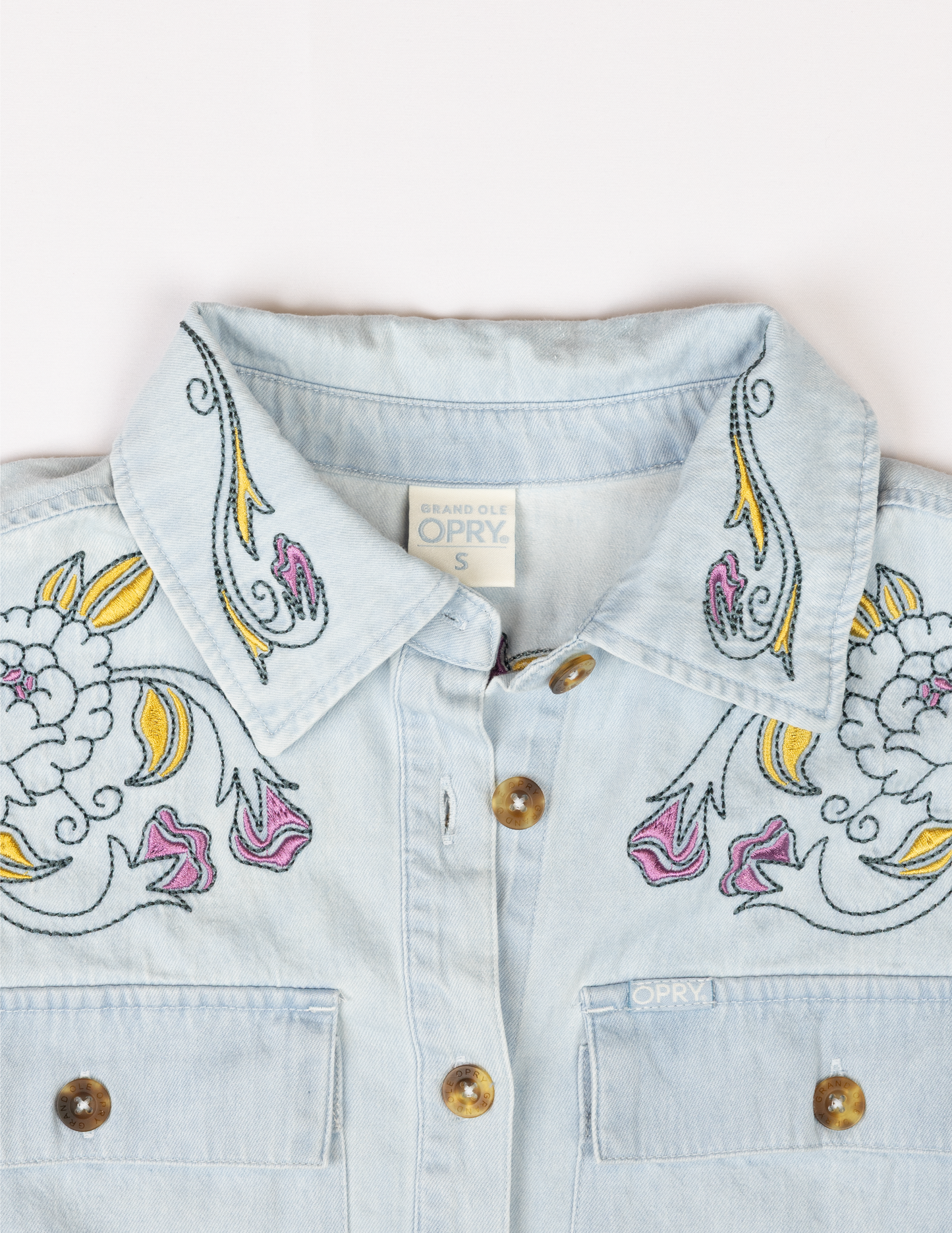 Opry Oversized Denim Shirt - JACKETS