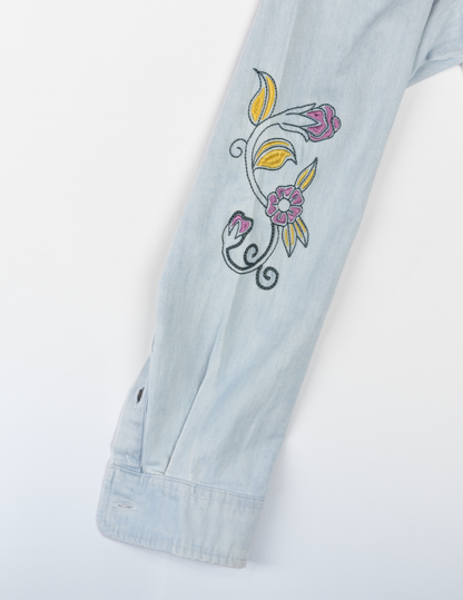 Opry Oversized Denim Shirt - JACKETS