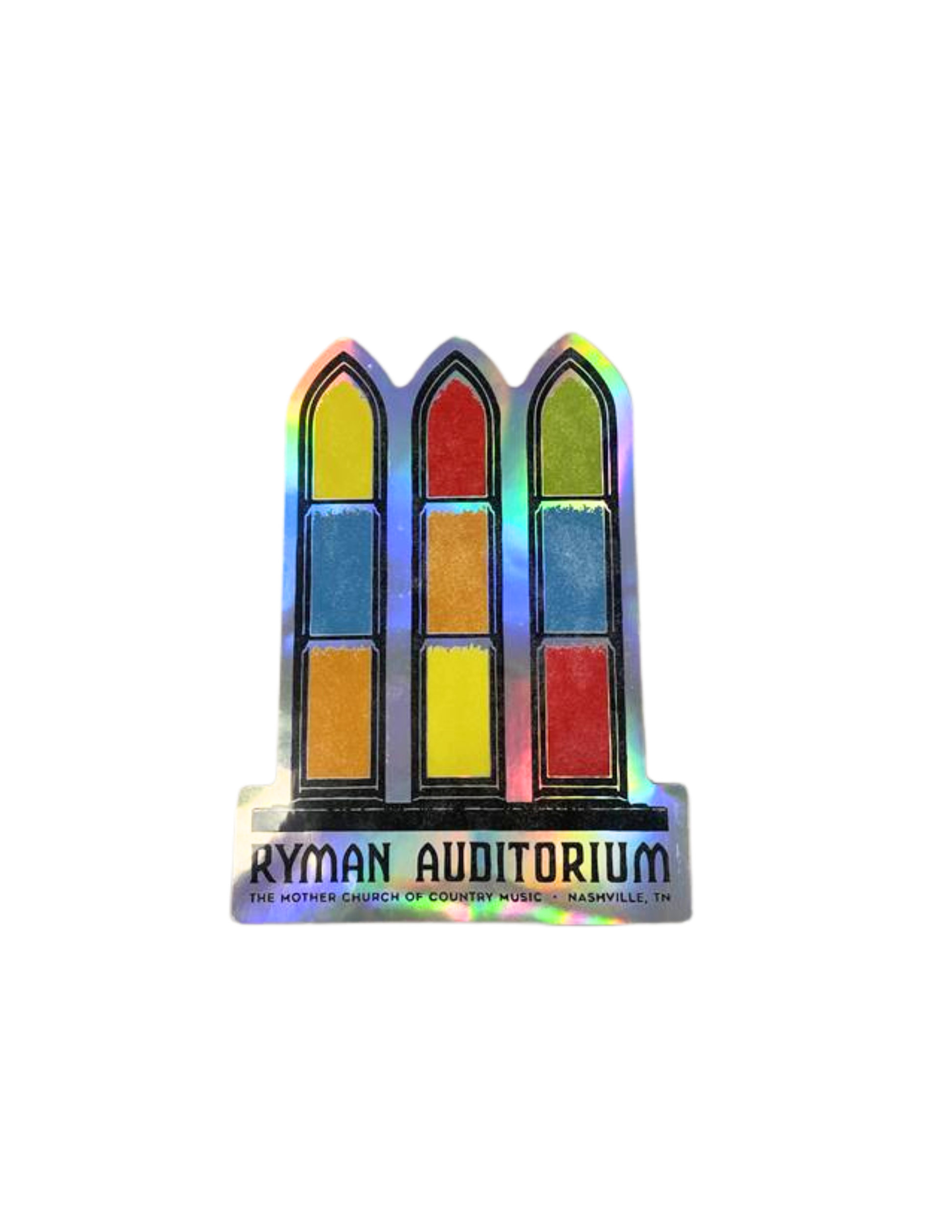 Ryman Colorful Windows Holographic Decal - STICKERS/DECALS