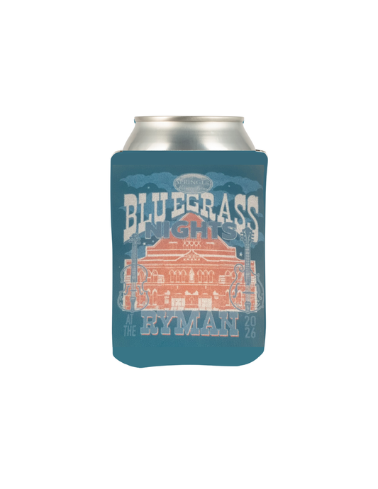 Ryman Bluegrass Nights 2026 Koozie Blue - KOOZIES