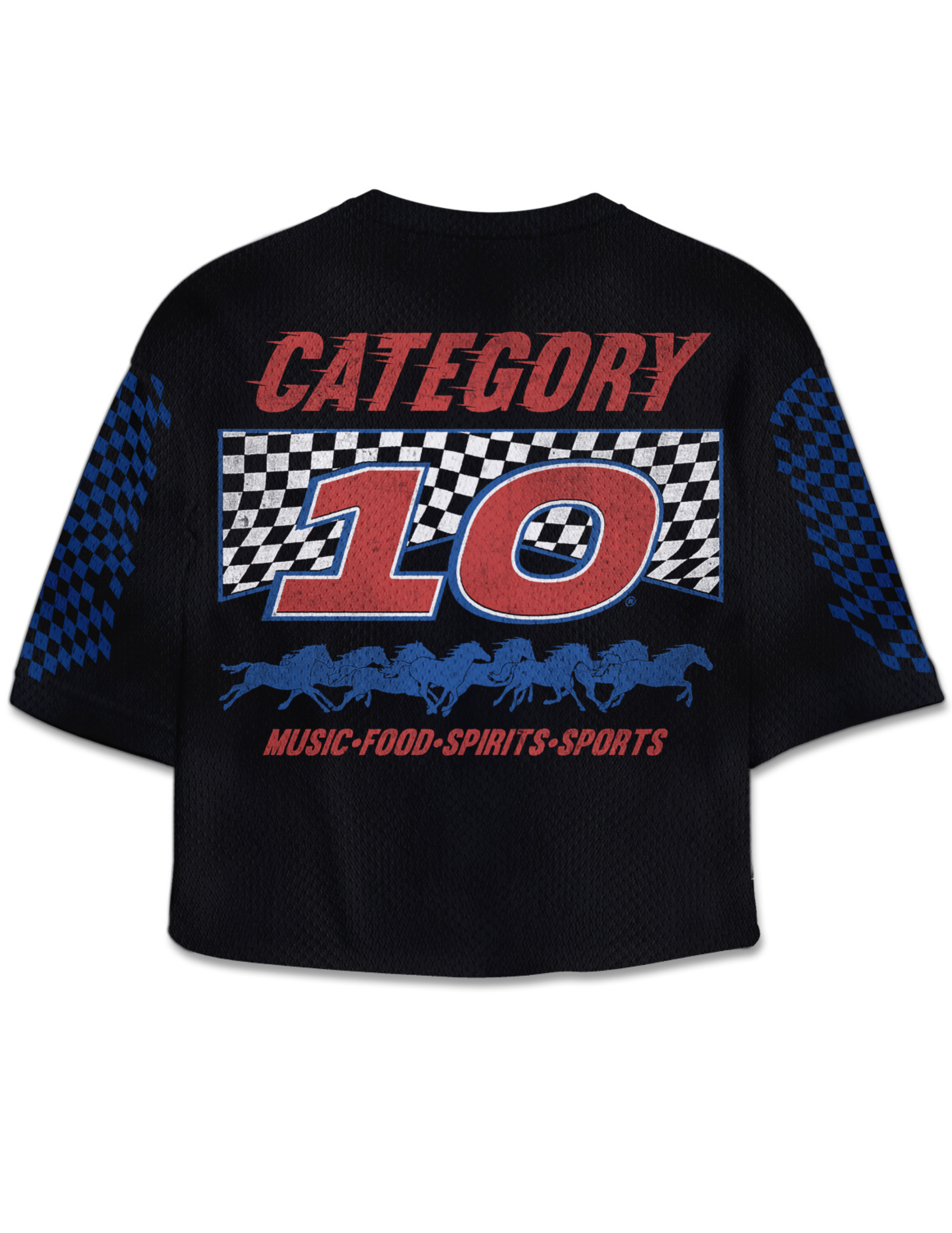 Category 10 Back In The Saddle Long Mesh Crop Jersey - CROPS
