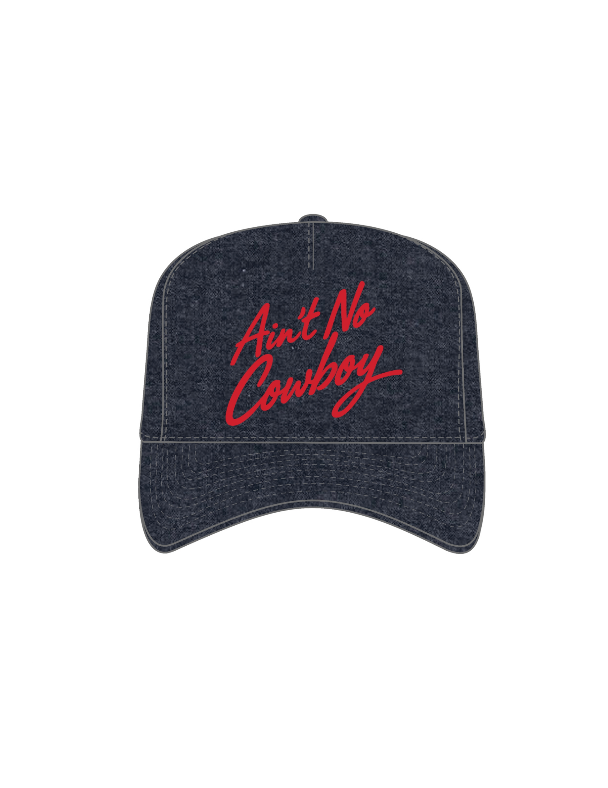 Category 10 Aint No Cowboy Denim Hat - BASEBALL