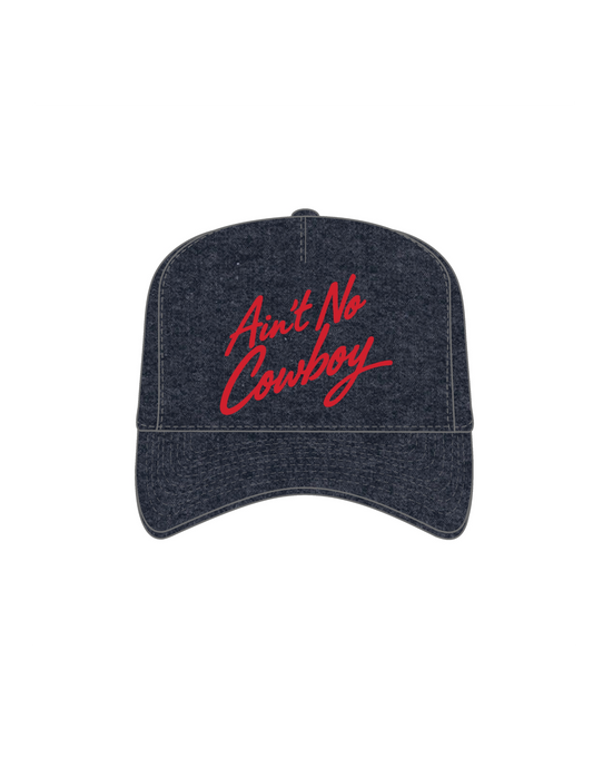Category 10 Aint No Cowboy Denim Hat - BASEBALL