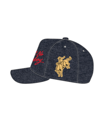 Category 10 Aint No Cowboy Denim Hat - BASEBALL