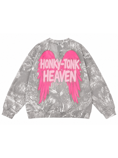 Category 10 Honky Tonk Camo Crew Fleece - CREW SWEATSHIRTS