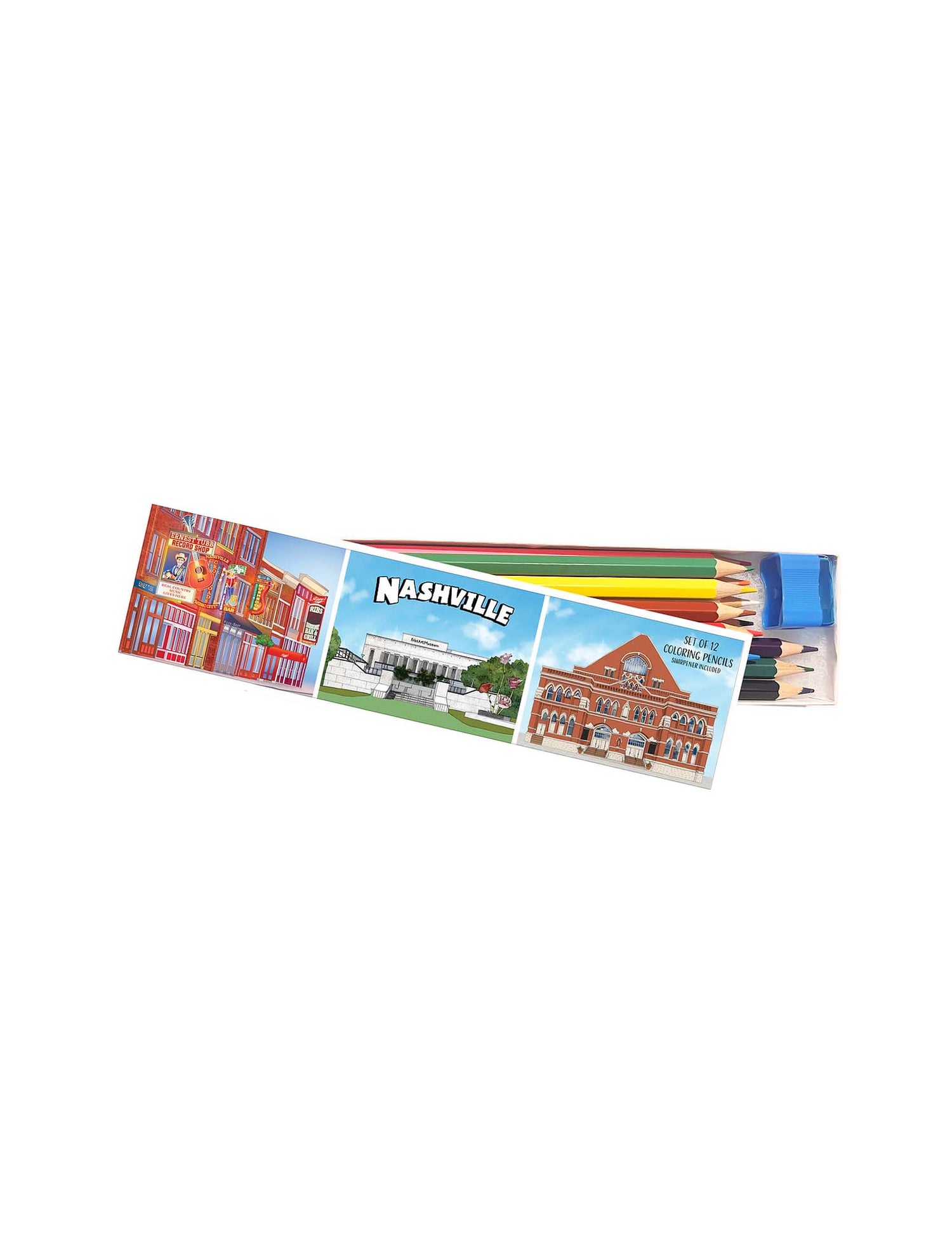 Nashville Set of 12 Coloring Pencils