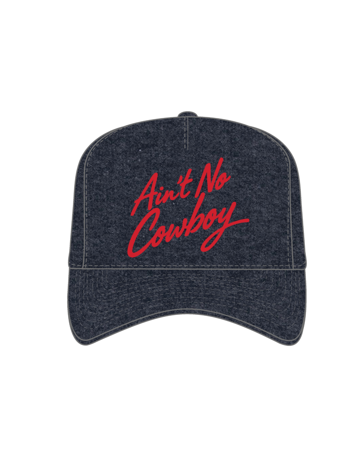 Category 10 Aint No Cowboy Denim Hat - BASEBALL