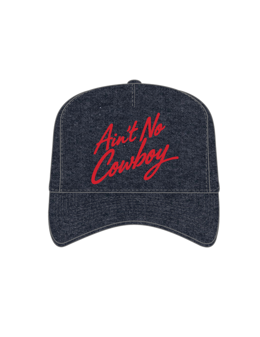 Category 10 Aint No Cowboy Denim Hat - BASEBALL
