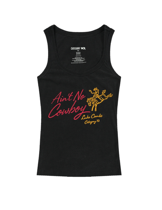 Category 10 Aint No Cowboy Tank - SCOOPNECK