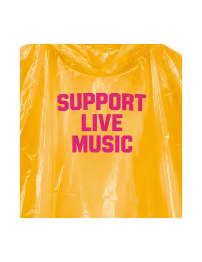 Ascend Support Live Music Orange Poncho - PONCHO