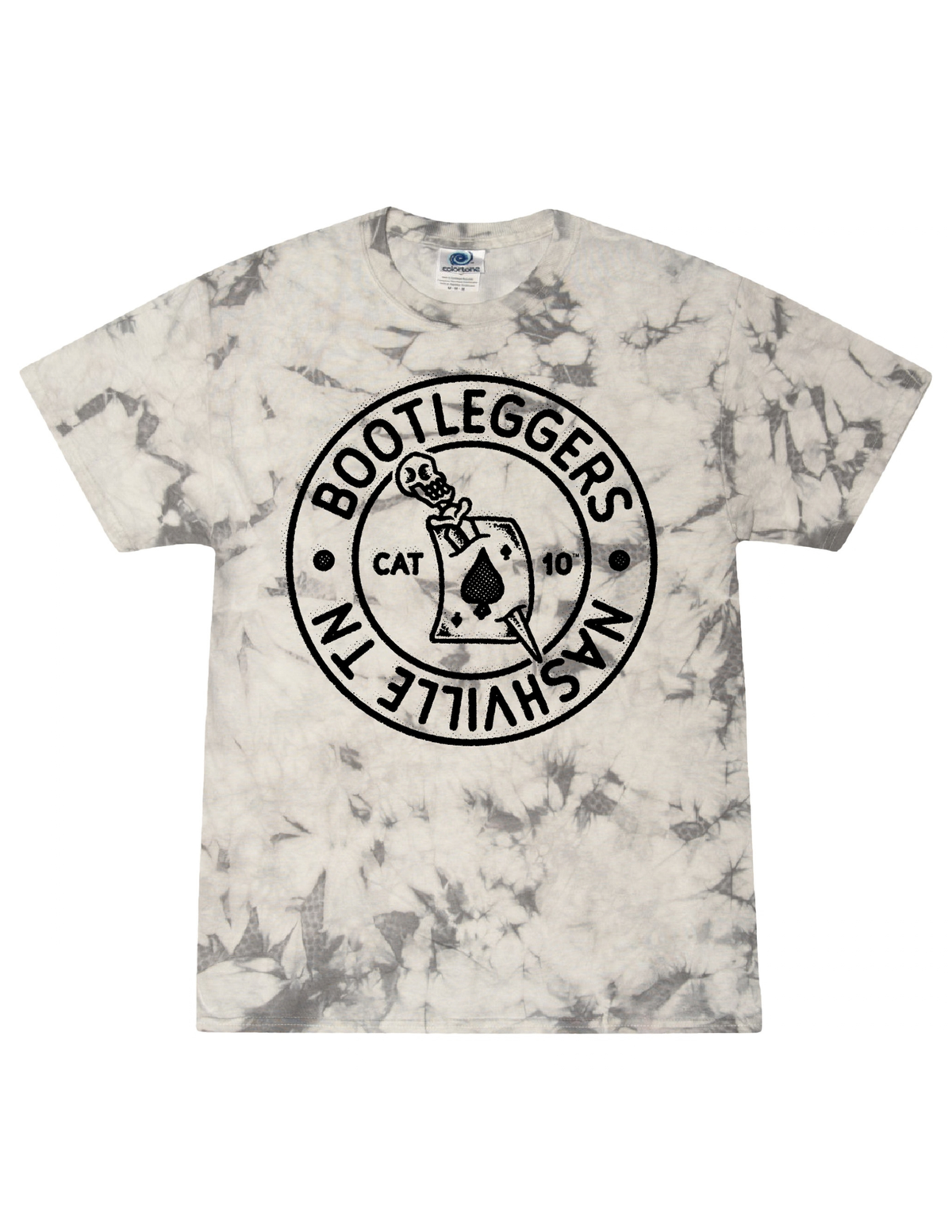 Category 10 Bootleggers Aces Tie Dye T-Shirt - CREWS