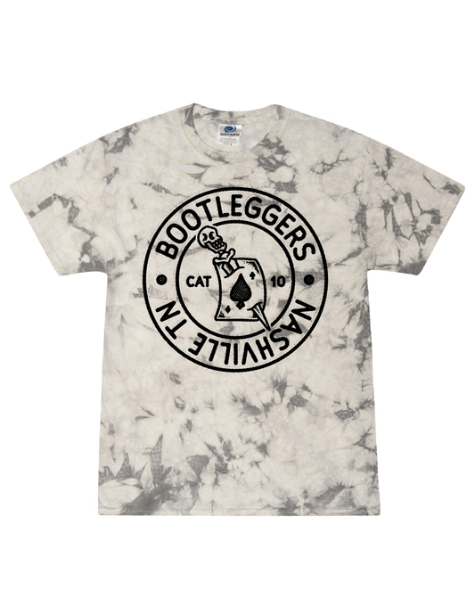 Category 10 Bootleggers Aces Tie Dye T-Shirt - CREWS