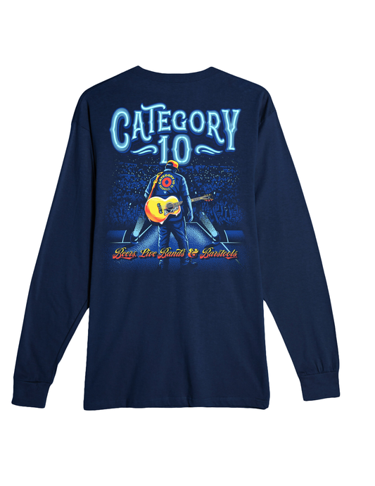 Category 10 Luke Combs Stage Long Sleeve T-Shirt - CREWS