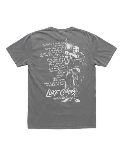 Category 10 Luke Combs Set List T-Shirt - CREWS
