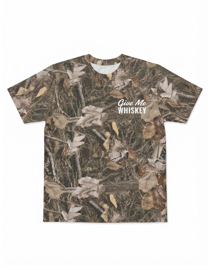 Category 10 Give Me Whiskey and Honky Tonks Camo T-Shirt - CREWS
