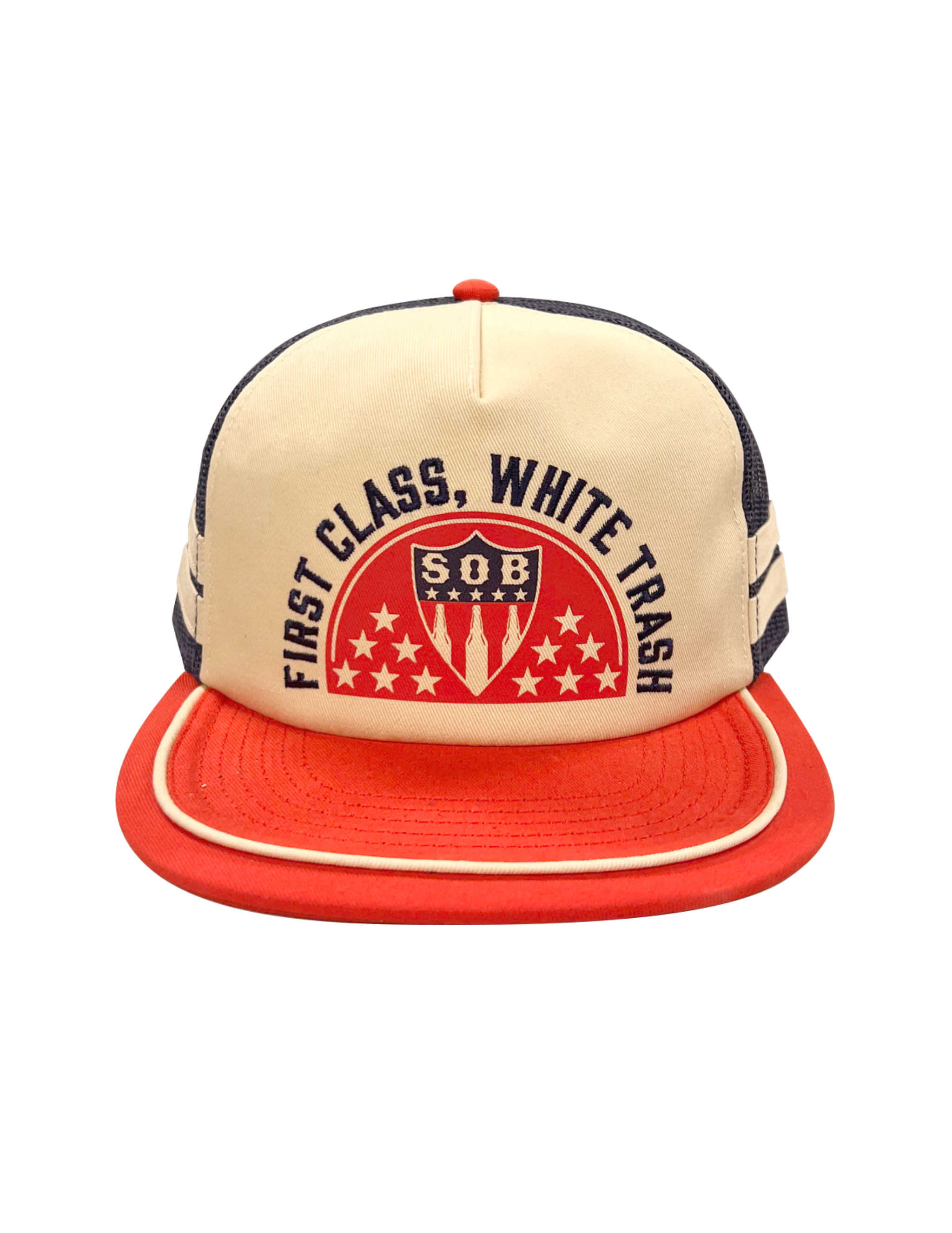 Category 10 First Class White Trash Hat