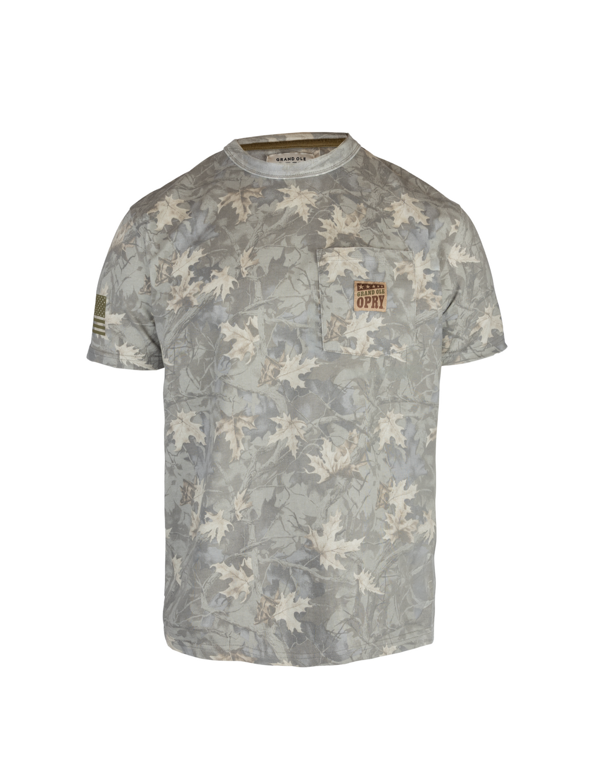 Opry Camo Pocket Lifestyle T-Shirt - CAMO / XS - CREWS