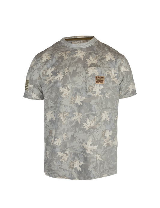 Opry Camo Pocket Lifestyle T-Shirt - CAMO / XS - CREWS