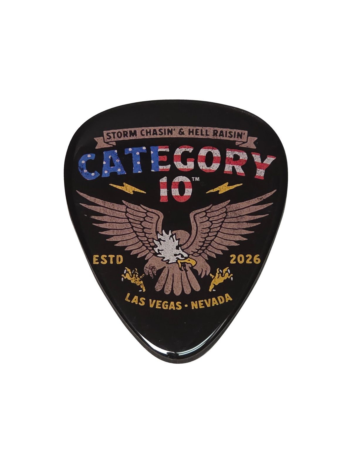 Category 10 Las Vegas Eagle Guiutar Pick Magnet - MAGNETS
