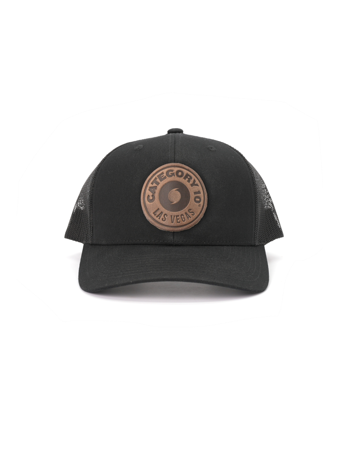 Category 10 Las Vegas Leather Patch Trucker Hat - BASEBALL