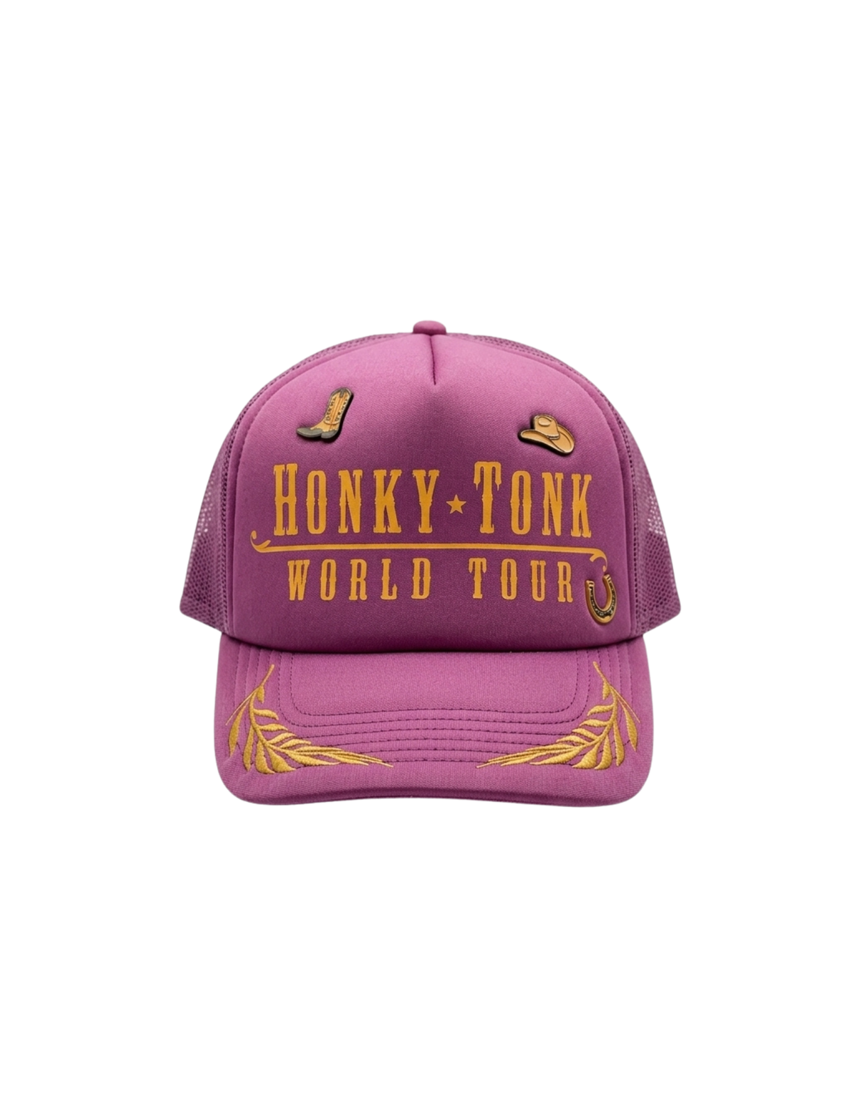Category 10 Honky Tonk World Tour Pin Trucker Hat - BASEBALL