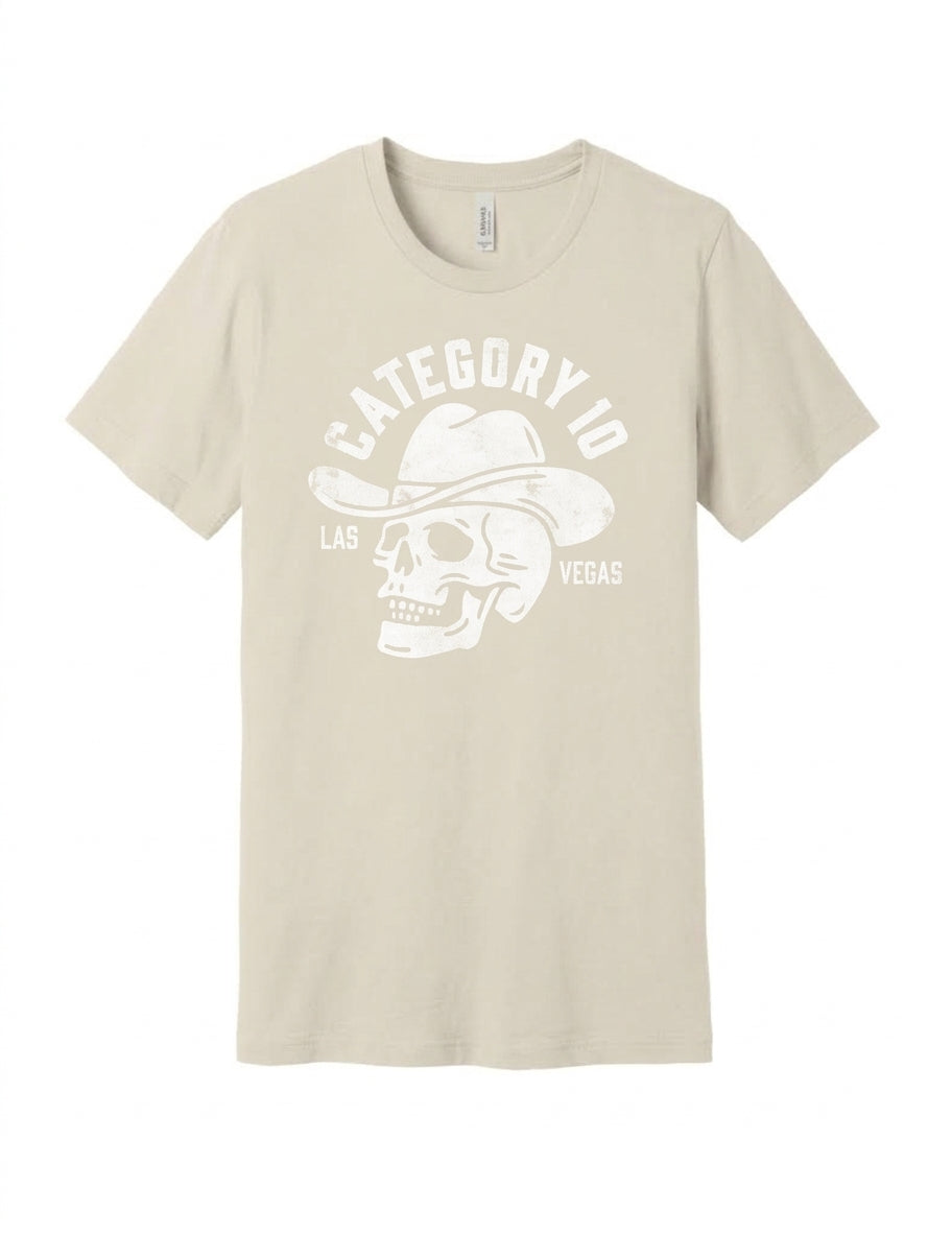 Category 10 Las Vegas Cowboy Skull T-Shirt - CREWS