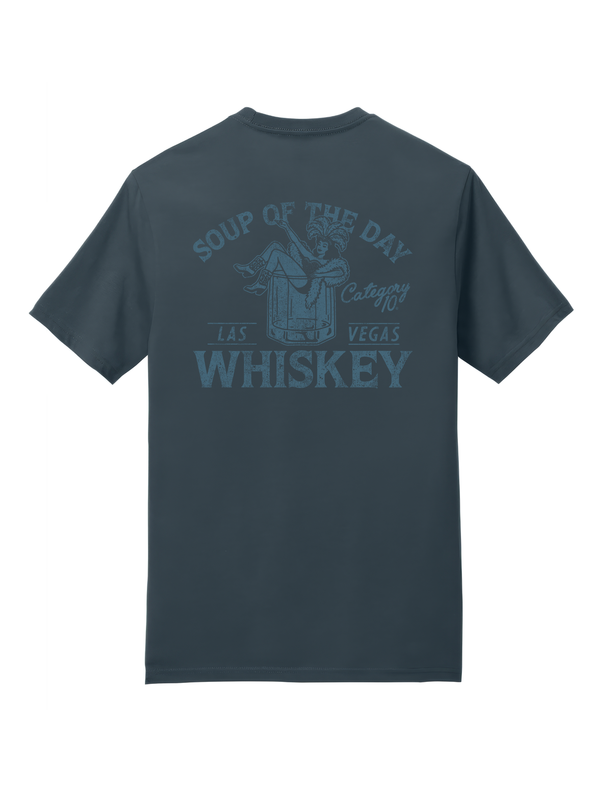 Category 10 Vegas Soup of the Day T-Shirt - NAVY / SM - CREWS