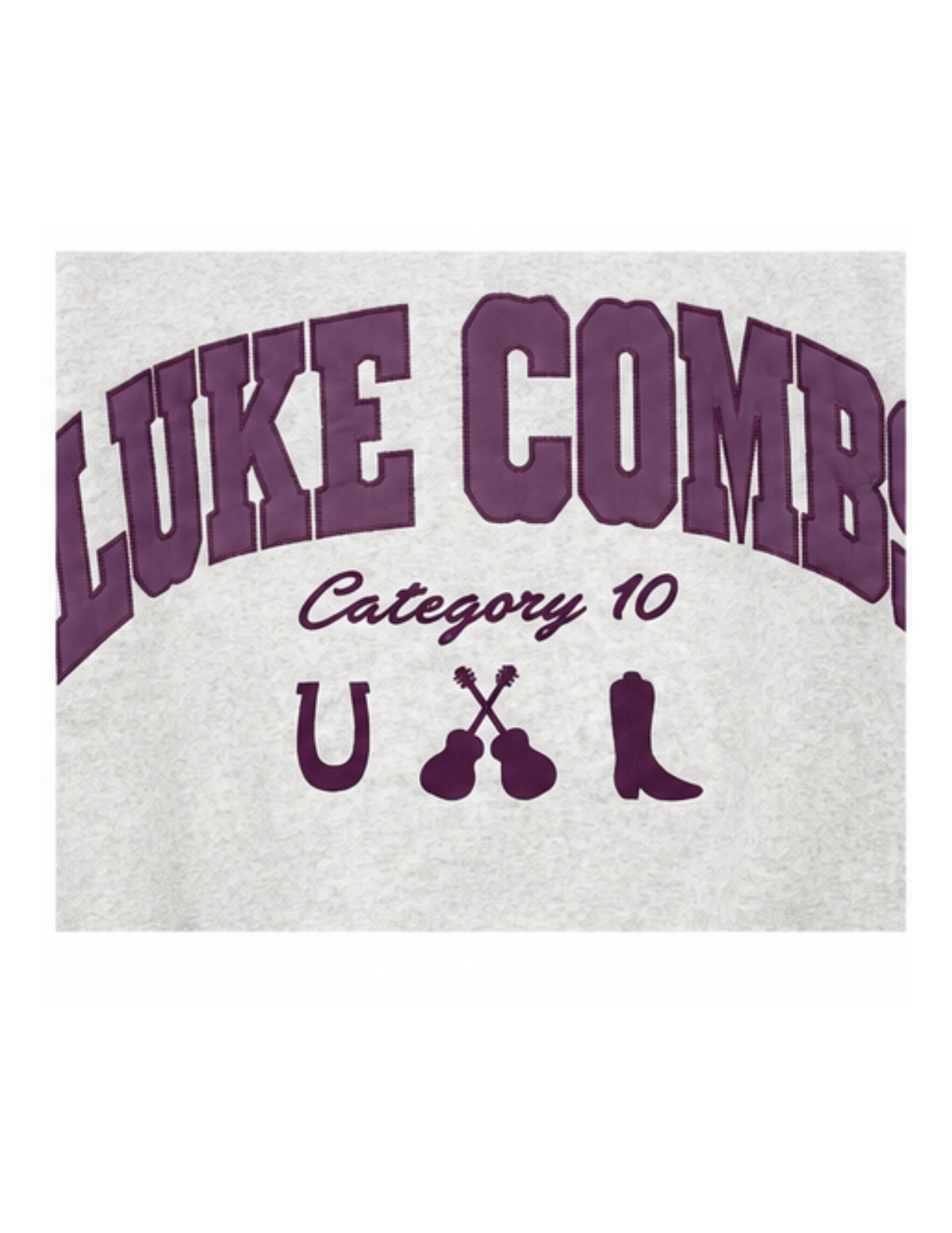 Category 10 Luke Combs Las Vegas Oversized Fleece - CREW SWEATSHIRTS