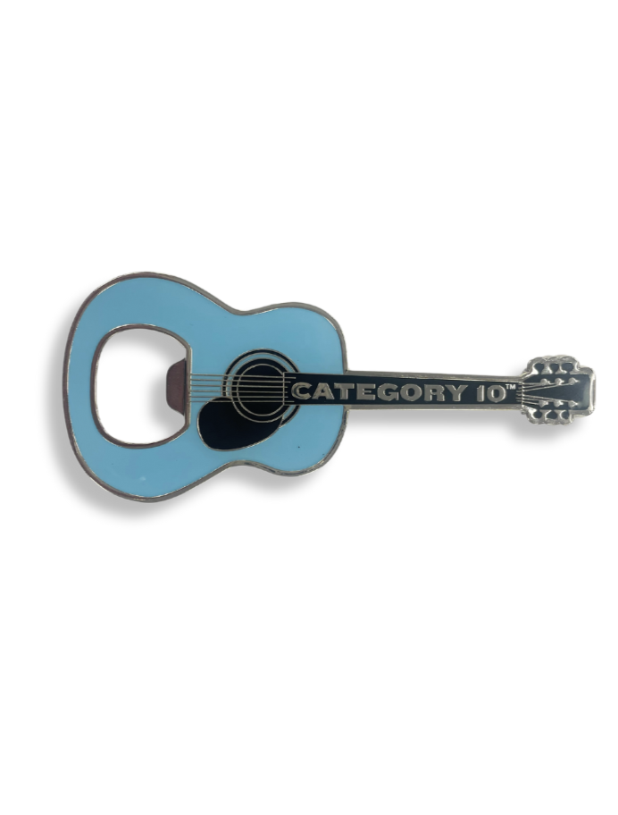 Category 10 Guitar Bottle Opener Magnet