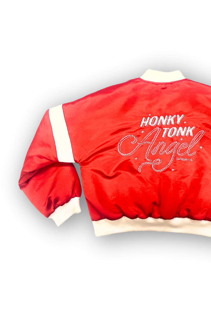 Category 10 Honky Tonk Angel Red Satin Jacket