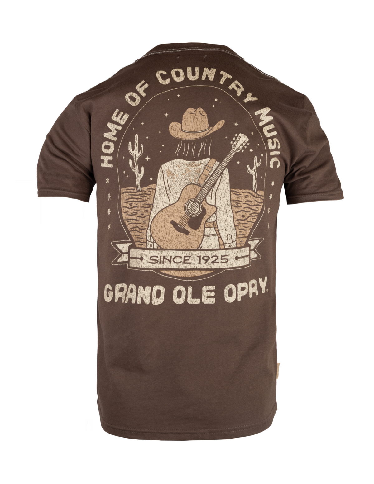 Opry Country Queen Pocket T-Shirt - BROWN / XS - CREWS